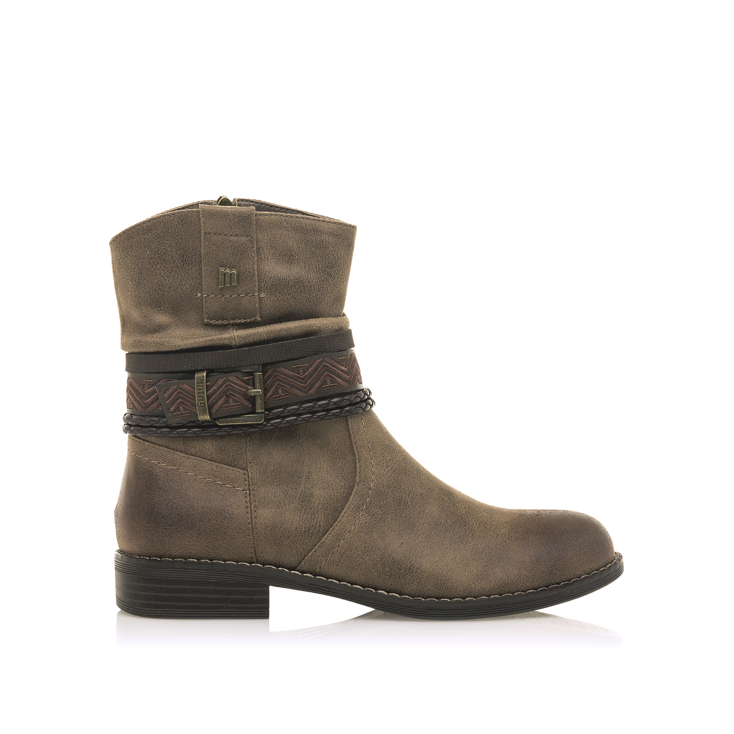 Botines planos on sale mujer mustang